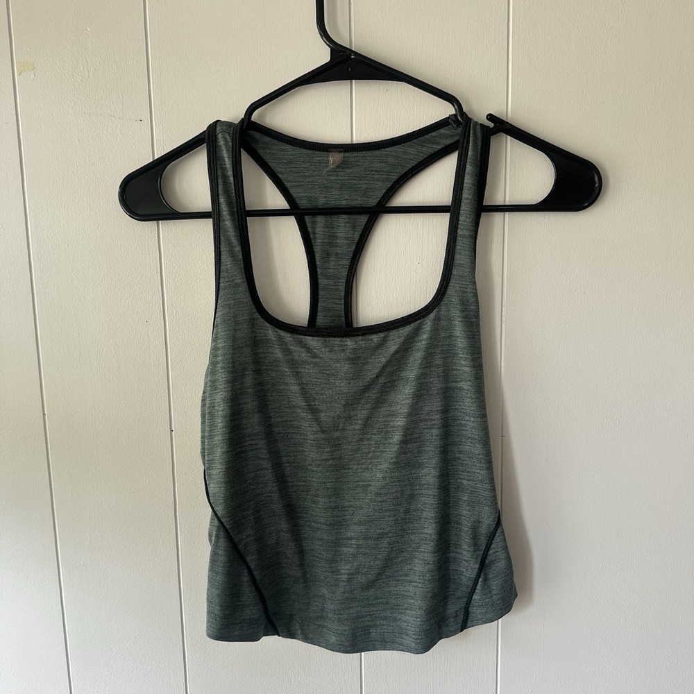 Free People Movement Run Fast Tank Top Heathered Gray Cropped Size XS Athletic - Picture 3 of 11